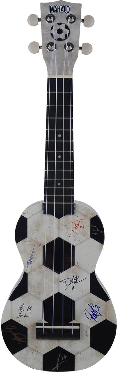 Soprano ukelele - Mahalo MA1 - Art Series - Football motief - Met draagtas