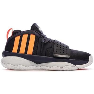 Adidas Dame 8 EXTPLY Aurora Zwart Signal Oranje Unisex Sneakers Dash-Grijs IF1512 42