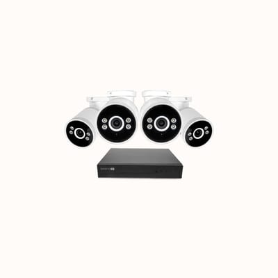 Swann AdvancedX Series - Beveiligingscamera's - 4 Camera's - cctv camerasysteem - 1TB - geen abonnementskosten - 4K Ultra HD - Spotlight Bullet IP Cameras