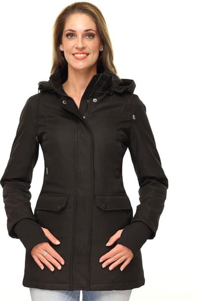 Versano Jessica Dames Slim Fit Winterjas 3XL - Zwart