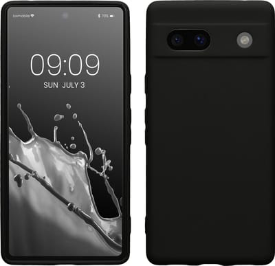 kwmobile telefoonhoesje geschikt voor Google Pixel 7a - Hoesje voor smartphone - Precisie camera uitsnede - In mat zwart