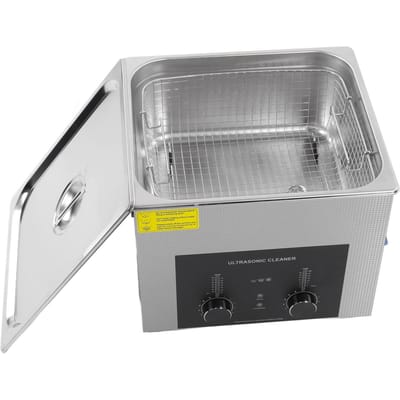 Nettoyeur à ultrasons 15L Acier inoxydable Machine à laver à ultrasons pour fournitures de laboratoire Montre Équipement dentaire US