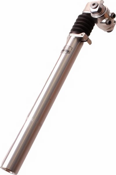 Post Moderne Zadelpen Verend - ATB zadel 27.2 x 310 mm - aluminium - zilver