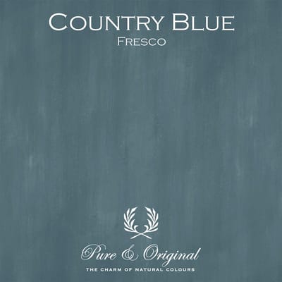 Pure & Original Fresco Kalkverf Country Blue 1 L