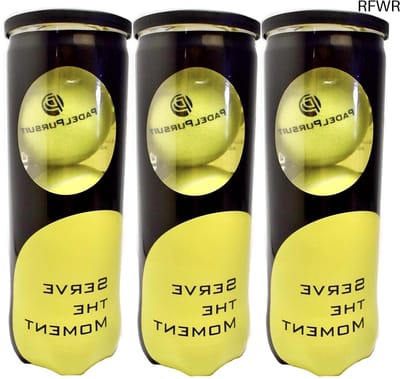 RFWR® Training Padel Tennis Ballen - 9 Drukballen voor Intensieve Training