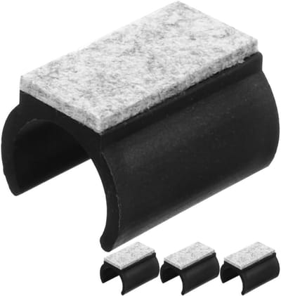 Stoelpoten Beschermers - Vloerbeschermers Stoelpoot - Meubels Beschermen - Antislip en Geluiddempend - 19 mm - Transparant