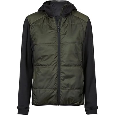 Tee Jays - Women´s Hybrid-Stretch Hooded Jacket - Deep Green - S