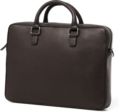 Vancouver | Bruine leren laptoptas