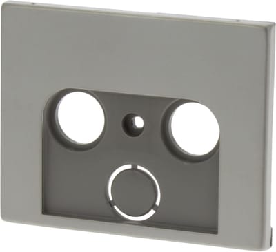 Berker K5 centraalplaat – radio – tv – RVS