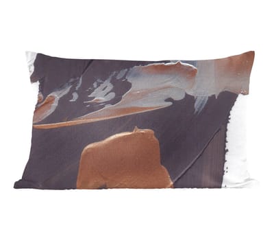 Sierkussens - Kussentjes Woonkamer - 60x40 cm - Abstract - Verf - Goud