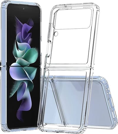 Hoesje Geschikt Voor Samsung Galaxy Z Flip 4 Transparant Shockproof