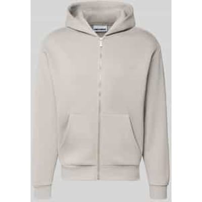 regular fit sweatjack met kangoeroezak