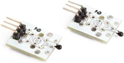 Whadda Temperatuursensor Analoog 20 X 15 Mm Wit 2 Stuks