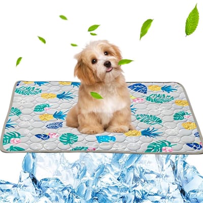 Hondenkoelmat XL – Zelfkoelende Waterdichte Mat voor Honden en Katten, Antislip, Comfortabel tegen Warmte, 100 x 70 cm
