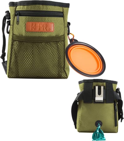 Honden Trainingstas - Honden Snack Tas - Hondentraining Buiten - Ingebouwde Poepzak Dispenser - 12.95 x 5.59 x 17.78 cm