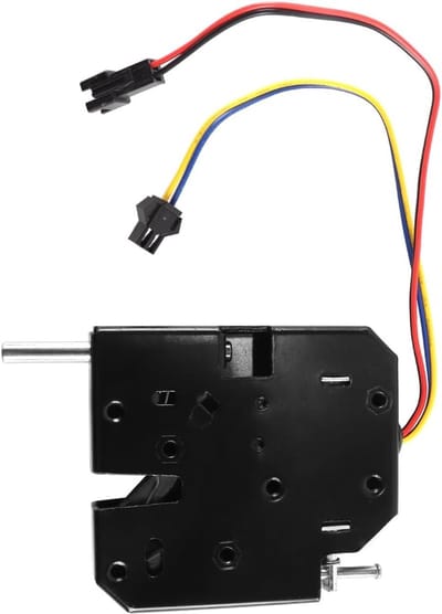 Electromagnetische Deurslot 12V voor Toegangscontrole, Ideaal voor Kasten en Lades met Noodontgrendeling