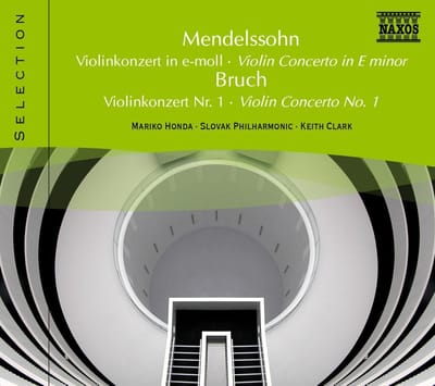 Mariko Honda, Slovak Philharmonic Orchestra, Keith Clark - Mendelssohn: Violin Concerto | Bruch: Violin Concerto No.1 (CD)