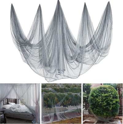 Beschermend Tuinnet voor Planten & Dieren, Multifunctioneel Muggennet, voor Tuin, Terras en Binnen -Groot Plantenbeschermingsnet tegen Vogels & Insecten,Multifunctioneel Buitennet, Anti-Muggen & Anti-Vogel -2.4*4m