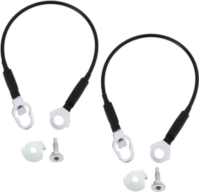 Dailygoody - Vervangende Achterklep Kabels - 2 Stuks - Inclusief Schroeven - Geschikt voor Ford F150 F250 F350 - Duurzaam en Betrouwbaar - Auto Access