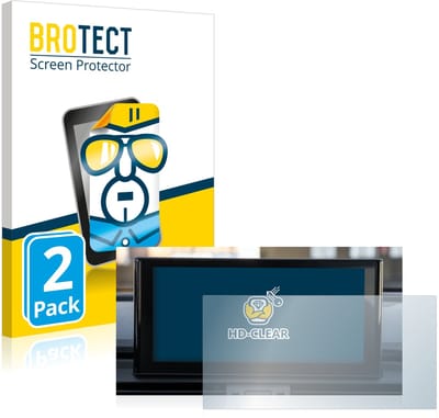 BROTECT - Screenprotector voor Audi Q5 2021 MMI Navigation Plus 10.1" - Folie Beschermfolie transparant 2 Stuks
