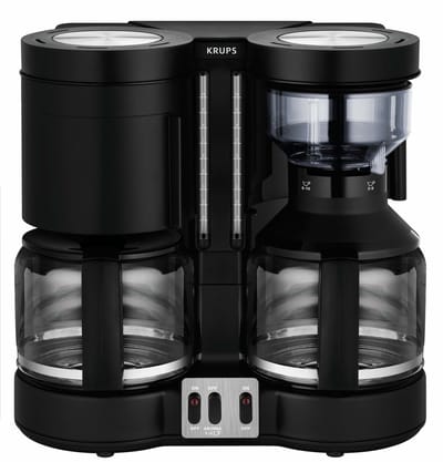 Krups KM8508 - Filter Koffiezetapparaat - Dubbele Kan - Geschikt voor 2 Personen - Compact Design