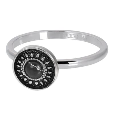 iXXXi Vulring Vintage Black Zilver | Maat 15 (gewone ringmaat 17)