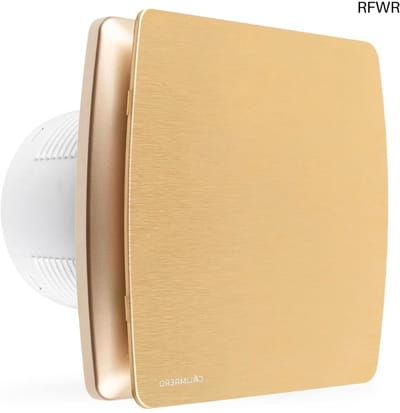 RFWR® Badkamerventilator 100mm met Vochtigheidssensor en Oploopklep - Energiezuinig en Stil