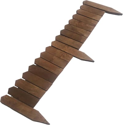 Houten Tuinhek Beukenhout - Flexibele Sieromheining 120 cm x 20 cm