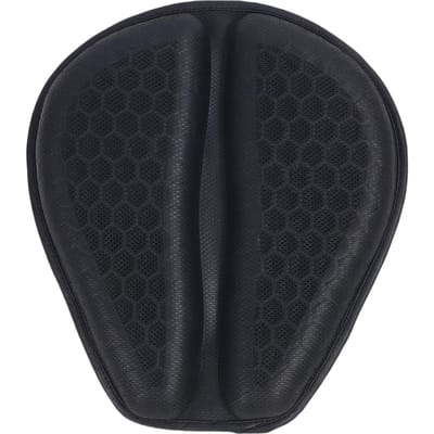 Opvouwbaar Motorfiets Gel Zitkussen 3D Holle Structuur Schokabsorberend Ademend Motorfietszadel black