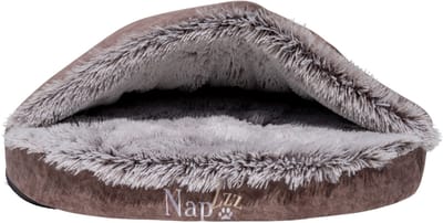 Cuddle Cave Super Soft 80x60xH20 cm Bruin eco leder