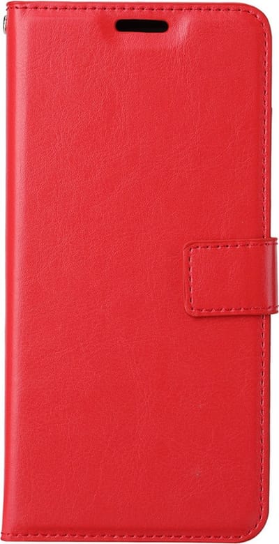 iPhone 6 / 6s Telefoonhoesje - Bookcase - Ruimte voor 3 pasjes - Kunstleer - SAFRANT1 - Rood