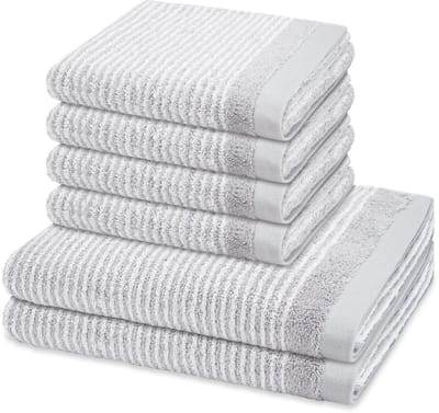 Ross Sonstiges 4 X handdoek 2 X douchehanddoek - in set 6 pack Stripes