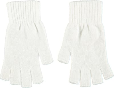 Vingerloze handschoenen wit