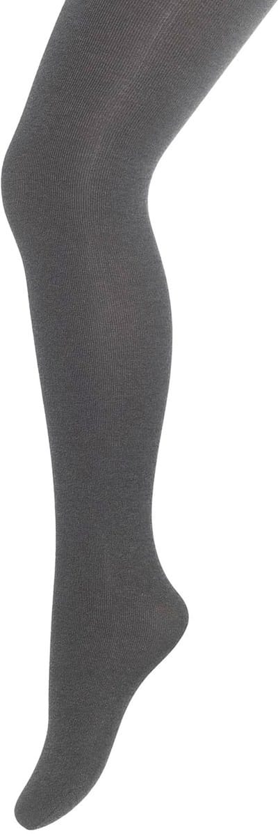 Bonnie Doon Dunne Katoenen Maillot Meisjes Grijs maat 92/98 - Zomer Maillot/Panty - Fijne ribstructuur - Kinder Maillot Katoen - Luchtig - Chou Chou Tights - Fijne pasvorm - Gladde Naden - Gemeleerd - Oxford Heather - BD633801.308