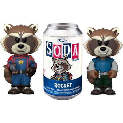 Beeldje Funko Vinyl Soda Marvel Guardians of The Galaxy Rocket + Chase