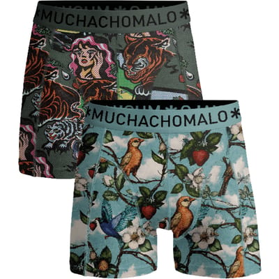 Muchachomalo Boxershort Heren – 2 Pack – 95% Katoen – Heren Ondergoed – Kleding – Stevig Ondergoed – Onderbroeken Heren