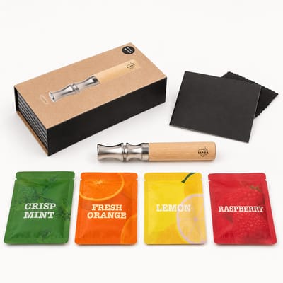 Originele Airvaper Aromatisch Inhalatieapparaat – Complete Set - Nicotinevrij Alternatief – Inclusief 4 Smaken – Zonder Damp of Batterij - Stoppen met roken