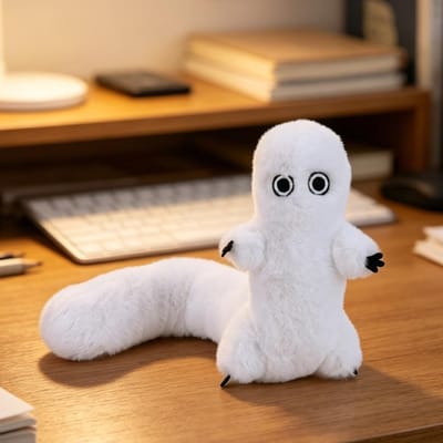 Heksenhoed Atelier Fudeworm Pluche Speelgoed Pluizige Vormbare Leuke Knuffels Anime Borstel Vriend Poppen Fans Verjaardagscadeaus Woondecoratie