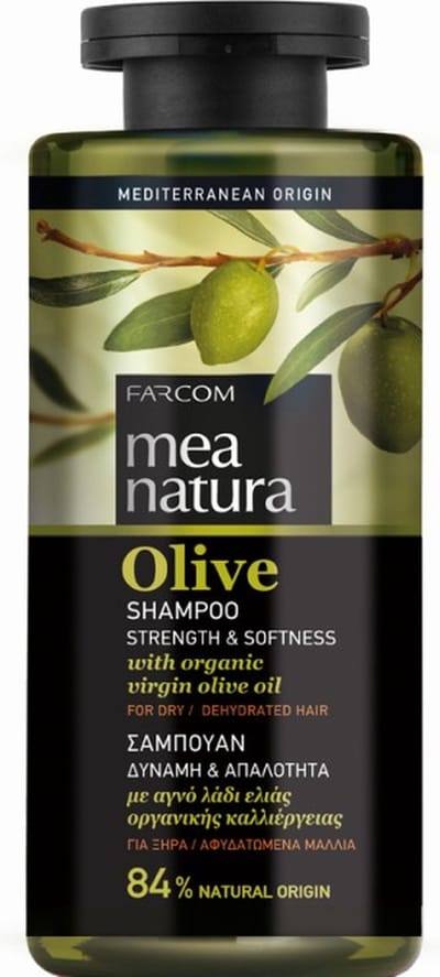 Mea Natura - Shampoo voor droog of beschadigd haar - Olijf