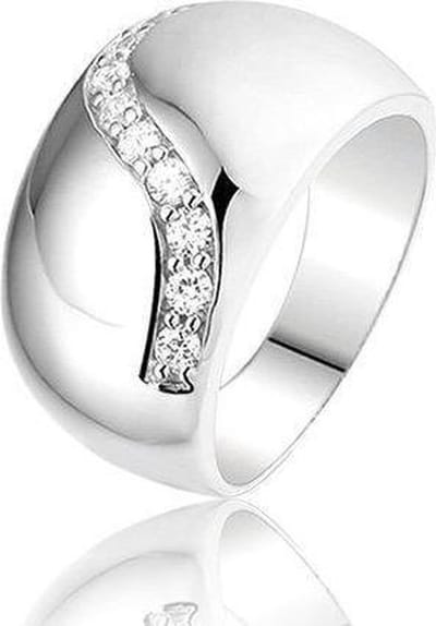 Montebello Ring Martine - 925 Zilver Gerhodineerd - 9mm - Maat 52-16.5mm