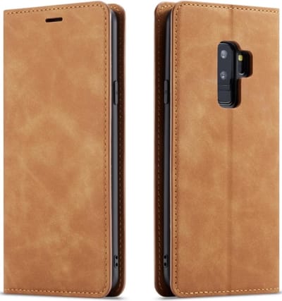 Bookcase geschikt voor Samsung Galaxy S9 | Bruin | Pasjeshouder | Portemonnee hoesje