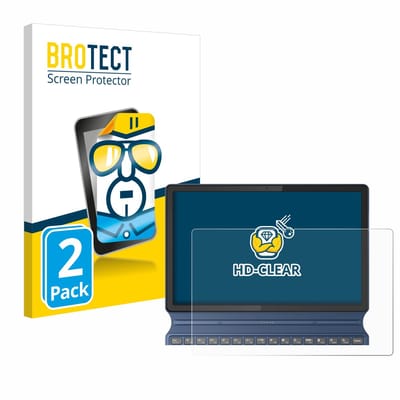 BROTECT - Screenprotector voor Lenovo IdeaPad Duet 3i Gen 8 11" - Folie Beschermfolie transparant 2 Stuks