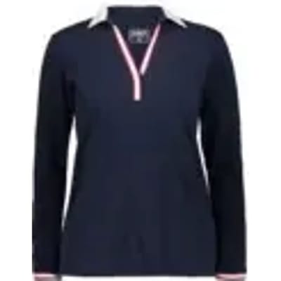 Cmp 39d4816 Lange Mouw Poloshirt Blauw S Vrouw