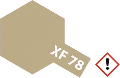 Tamiya Hobbyverf Acrylverf - XF-78 Wooden Deck Tan - Matt - Acryl - Verf potje - 10 ml