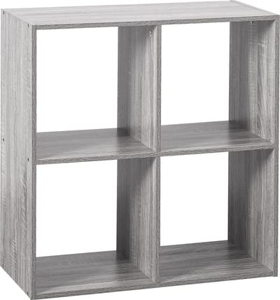 5five 4-Vaks Plankeenheid - Grijs, 67,6 x 32 x 67,6 cm