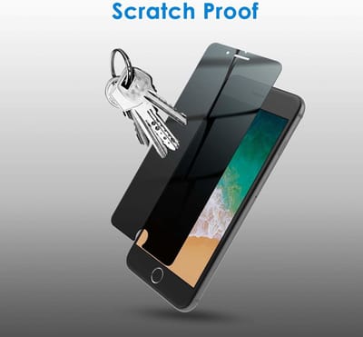 ShieldCase Tempered Glass Privacy Screen protector geschikt voor Apple iPhone SE 2020 / SE 2022 - Glas - Beschermglas