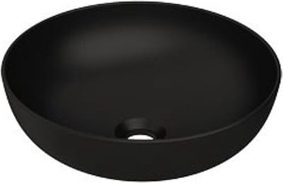 Plieger Round waskom - 38x38x13.6cm - mat zwart