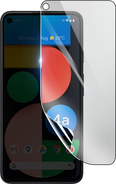 3mk, Geschikt voor Google Pixel 4A 5G, Schokbestendige Hydrogel Screenprotector, Transparant