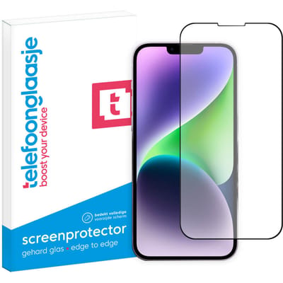 iPhone 14 Plus screenprotector gehard glas Edge to Edge