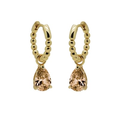 Karma Oorhangers Drop Champagne Goud